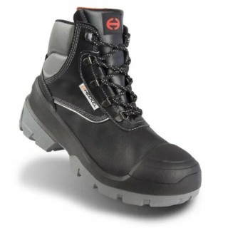 Heckel XXL PRO Black Stainless Steel Toe Capped Men's Safety Boots EU 38 UK 5 Leather Upper Polyurethane Sole EN ISO 6391338