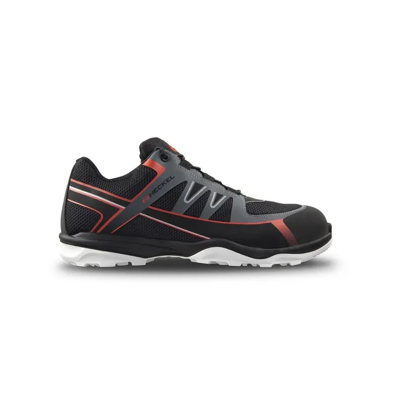 Heckel RUN-R Men's Red, Grey, Black Composite Safety Trainer Lace Up EN ISO 20345 SRC 6258341