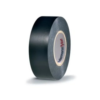 HellermannTyton Electrical Tape Black 19mm x 20m 40kV Dielectric Strength 710-00155 HTAPE-FLEX15-19x20-PVC-BK