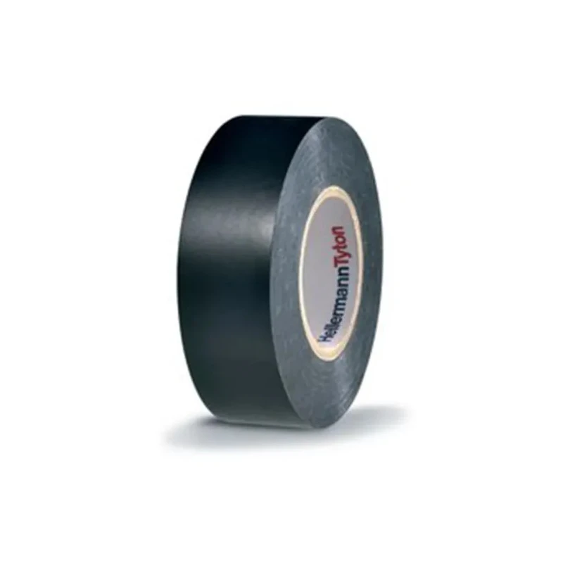 HellermannTyton Electrical Tape Black 19mm x 20m 40kV Dielectric Strength 710-00155 HTAPE-FLEX15-19x20-PVC-BK