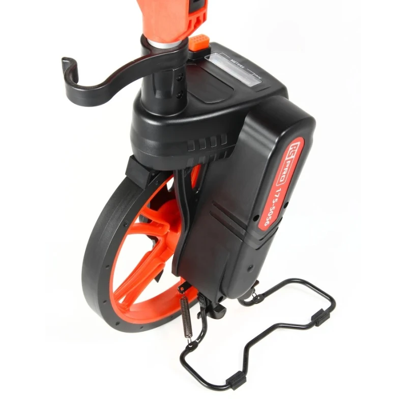 RS PRO Measuring Wheel Metric 10000 m Digital Display 203mm Wheel Diameter ±1% Accuracy 990mm Overall Length 1.3kg 175-5056