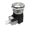 RS PRO Push Button Switch Momentary Panel Mount SPST IP67 250 V ac 175-8049