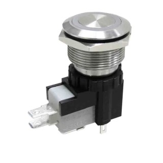 RS PRO Push Button Switch Momentary Panel Mount SPST IP67 250 V ac 175-8049