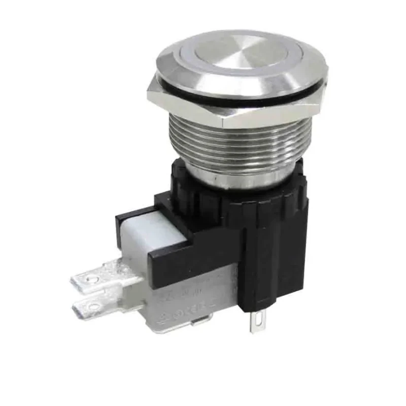 RS PRO Push Button Switch Momentary Panel Mount SPST IP67 250 V ac 175-8049
