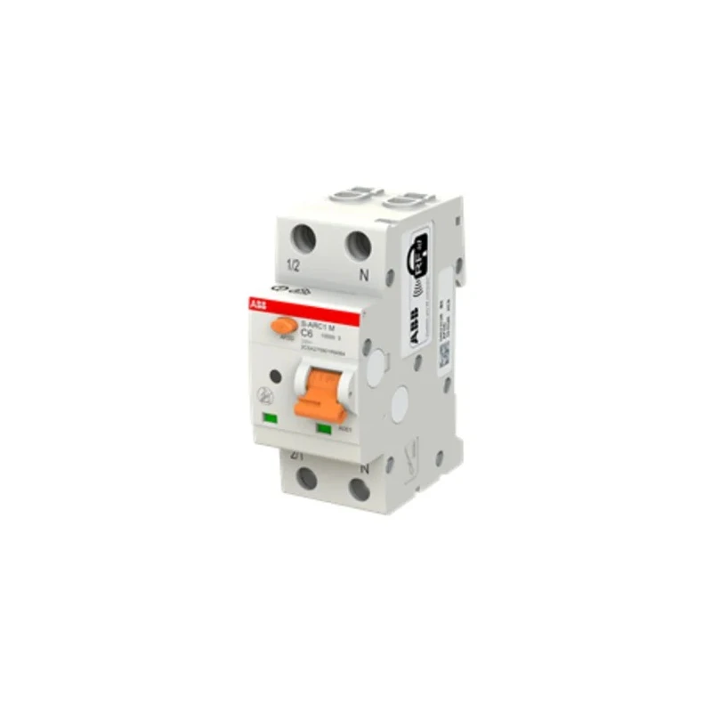 ABB Miniature Circuit Breaker 1-Pole, 6A Current Rating, Type C Tripping, 240V AC, 10 kA Breaking Capacity ARC1
