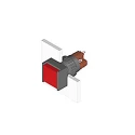 EAO Illuminated Push Button Black Actuator Push Button Type for Use with Series 51 Switch 51-151.0252