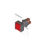 EAO Illuminated Push Button Black Actuator Push Button Type for Use with Series 51 Switch 51-151.0252