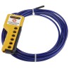 Martindale Blue 6-Lock Lockout Steel Cable Lockout with 4 mm Diameter Cable CABLOK5BL