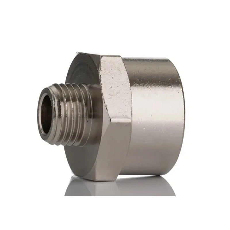 RS PRO Brass Pipe Fitting Straight Threaded Reducer Male G 1/4 in to Female BSPP 1/2 in 50 bar 300°C 176-1001