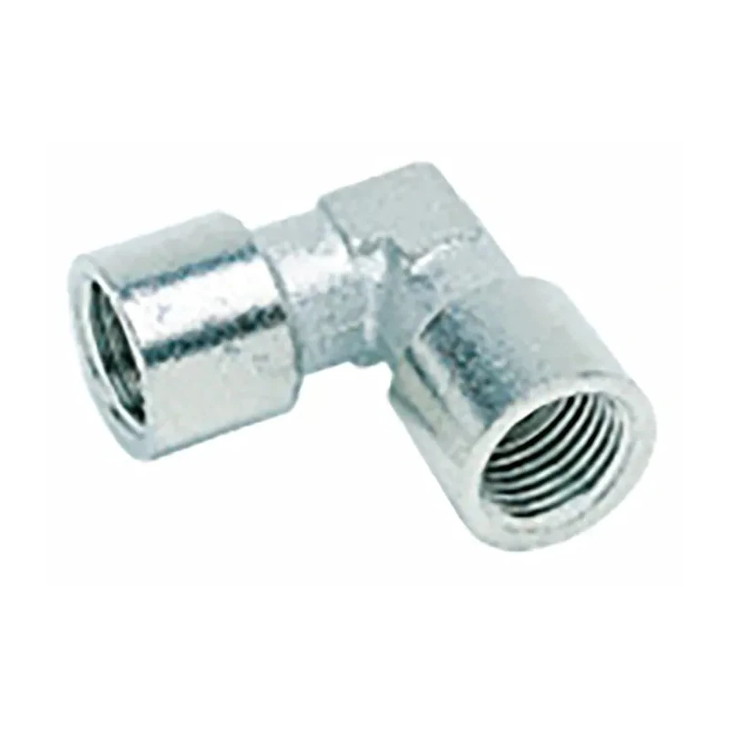 RS PRO Brass 90° Threaded Female G 1/4 in to Female G 1/4 in Fitting 176-1080