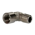 RS PRO Brass 90° Threaded Fitting Male R 1/4 in to Female R 1/4 in 176-1085