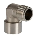 RS PRO 90° Threaded Brass Pipe Fitting Male R 1/2 in to Female R 1/2 in 50 bar 176-1088