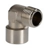 RS PRO 90° Threaded Brass Pipe Fitting Male R 1/2 in to Female R 1/2 in 50 bar 176-1088