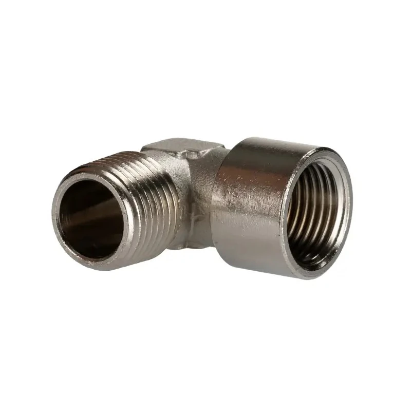RS PRO 90° Threaded Brass Pipe Fitting Male R 1/2 in to Female R 1/2 in 50 bar 176-1088