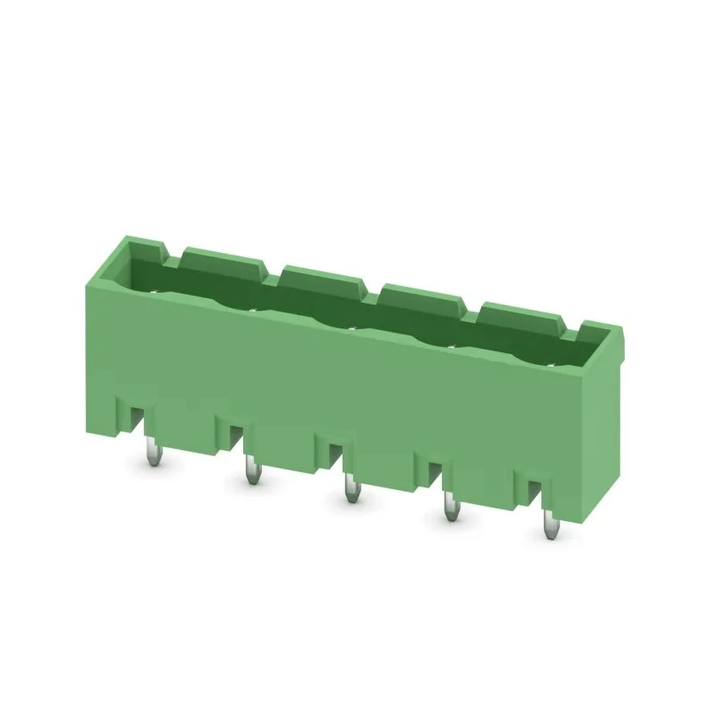 Phoenix Contact GMSTBVA 2.5/ 5-G-7.62 Series Pluggable Terminal Block, 5-Contact, 7.62 mm Pitch, 1 Row, 630V, 12A 1766806