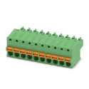 Phoenix Contact FK-MCP 1.5/10-ST-3.81 Series Pluggable Terminal Block, 10-Contact, 3.81 mm Pitch, 320V, 8A 1851122