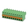 Phoenix Contact FK-MCP 1.5/10-ST-3.81 Series Pluggable Terminal Block, 10-Contact, 3.81 mm Pitch, 320V, 8A 1851122