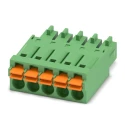 Phoenix Contact Pluggable Terminal Block FMC 1.5/5-ST-3.5, 5-Contact, 3.5 mm Pitch, 320 V, 8 A, Polyamide Housing 1952296