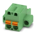 Phoenix Contact Pluggable Terminal Block 2-Contact 5.08 mm Pitch 12A 630V Polyamide Housing 1873207