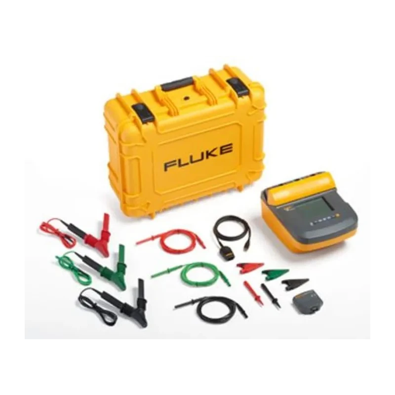 Fluke Insulation Tester 250 V Min, 5 kV Max, 1 TΩ Resistance, CAT IV 600 V, CAT III 1000 V, Model FLUKE-1550C FC Kit w/IR3000