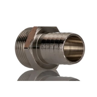 RS PRO Hose Connector Nickel Plated Brass, 25mm ID, Male BSPT 1 in, 5 MPa 50 bar, 300°C 176-2031