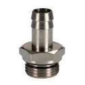 RS PRO Hose Connector 13 mm ID, Brass Body, Male BSPP 1/2 in Connection, 5 MPa 50 bar Operating Pressure, -20°C to 176-2037