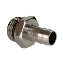 RS PRO Hose Connector 13 mm ID, Brass Body, Male BSPP 1/2 in Connection, 5 MPa 50 bar Operating Pressure, -20°C to 176-2037