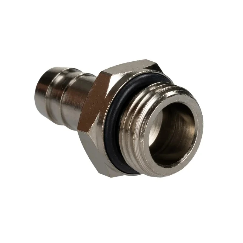 RS PRO Hose Connector 13 mm ID, Brass Body, Male BSPP 1/2 in Connection, 5 MPa 50 bar Operating Pressure, -20°C to 176-2037