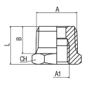 RS PRO Stainless Steel Threaded Fitting 3/8 in to 11-1/2 in Maximum Operating Temperature 330°C 176-2191