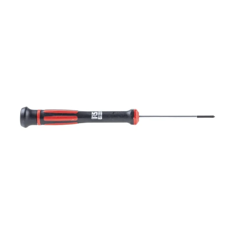 RS PRO Precision Screwdriver PH00 Tip 60 mm Chrome Vanadium Molybdenum Steel Blade VDE 1000V Approved PH00