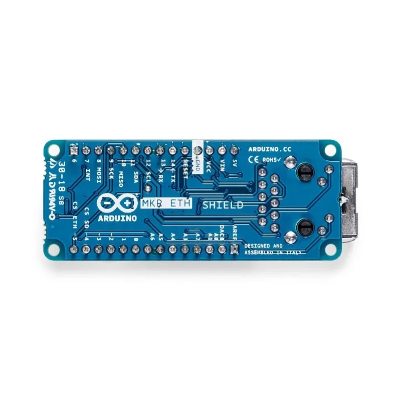 Arduino MKR ETH Shield Ethernet Interface with SPI Communication for MKR Boards ASX00006
