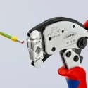 Knipex Automatic Crimp Tool for Wire Ferrules 200mm Length, Chrome Vanadium Steel Oil-Hardened 97 53 18