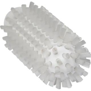 Vikan White Bottle Brush with 10 mm Bristle Length, 140 mm Overall Length, 50 mm Diameter, Polypropylene Handle 5380505
