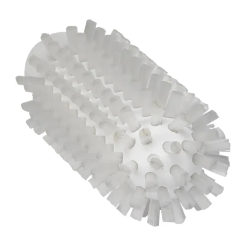 Vikan White Bottle Brush with 10 mm Bristle Length, 140 mm Overall Length, 50 mm Diameter, Polypropylene Handle 5380505