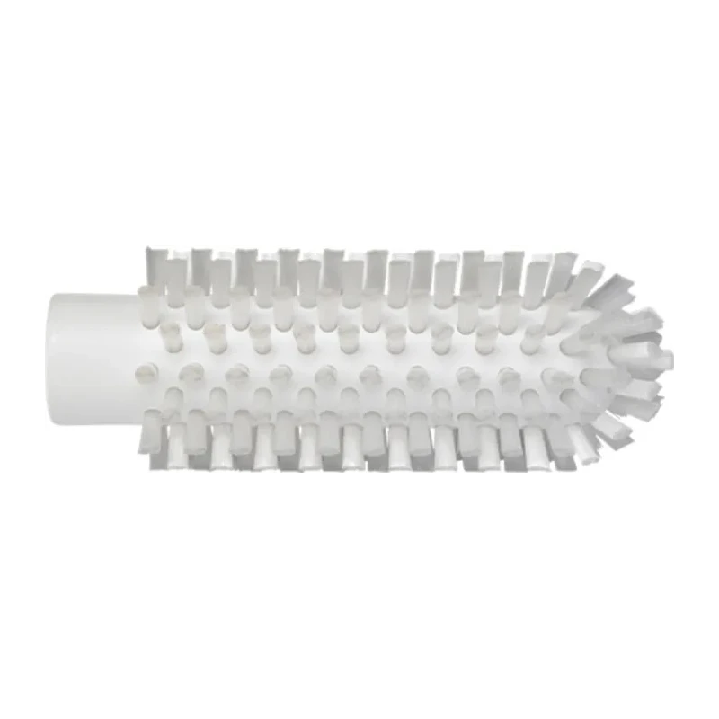 Vikan White Bottle Brush with 10 mm Bristle Length, 140 mm Overall Length, 50 mm Diameter, Polypropylene Handle 5380505