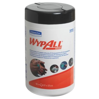 WYPALL Wet Cleaning Wipes Refill, Dispenser Box of 50, 270 x 270 mm Green 7772