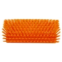 Vikan Hard Bristle Scrubbing Brush Orange, 41 mm Bristle Length, Polyester Bristle Material 70477