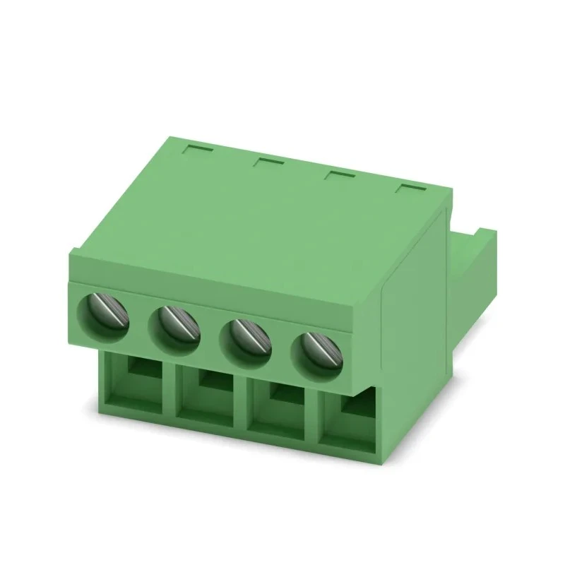 Phoenix Contact Pluggable Terminal Block 4-Contact 5.08 mm Pitch 630V Polyamide Housing Straight Push-in Spring 1777303