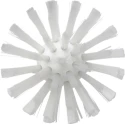 Vikan White Bottle Brush with Polyester Bristles, 24 mm Bristle Length, 155 mm Overall Length, 77 mm Brush Diameter 5380775