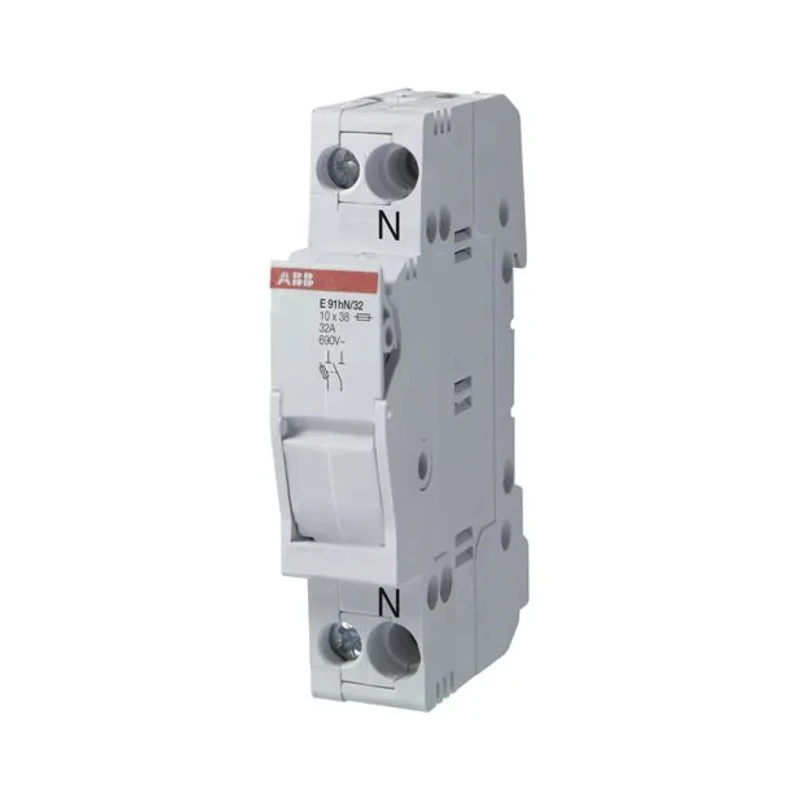 ABB 1-Pole DIN Rail Isolator Switch, IP40/IP20 Rated, 125A Current, 9.5W Switching Power, Grey 2CSM277572R1801 E 91/125