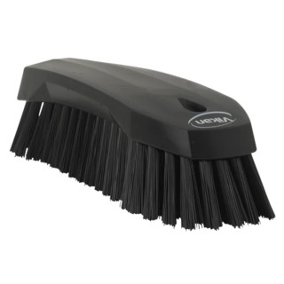 Vikan Hard Bristle Black Scrubbing Brush 36 mm Bristle Length Polyester Bristle Material 38909