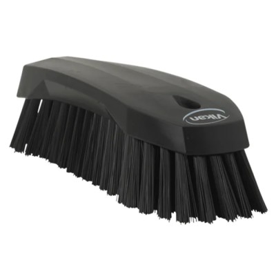 Vikan Hard Bristle Black Scrubbing Brush 36 mm Bristle Length Polyester Bristle Material 38909