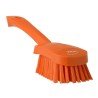 Vikan Hard Bristle Orange Scrubbing Brush, 36 mm Bristle Length, Polyester Bristle Material 41927