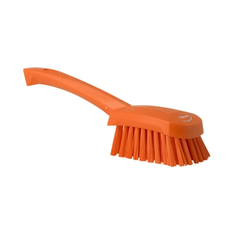 Vikan Hard Bristle Orange Scrubbing Brush, 36 mm Bristle Length, Polyester Bristle Material 41927