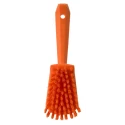 Vikan Hard Bristle Orange Scrubbing Brush, 36 mm Bristle Length, Polyester Bristle Material 41927