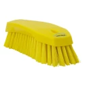 Vikan Hard Bristle Yellow Hand Scrubbing Brush 36mm Bristle Length Polyester Bristle Material 38906