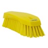Vikan Hard Bristle Yellow Hand Scrubbing Brush 36mm Bristle Length Polyester Bristle Material 38906