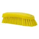 Vikan Hard Bristle Yellow Hand Scrubbing Brush 36mm Bristle Length Polyester Bristle Material 38906