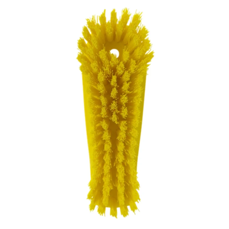 Vikan Hard Bristle Yellow Hand Scrubbing Brush 36mm Bristle Length Polyester Bristle Material 38906