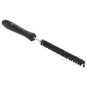 Vikan Black Bottle Brush Polyester Bristle, 5 mm Bristle Length, 310 mm Overall Length, 15 mm Brush Diameter 53609